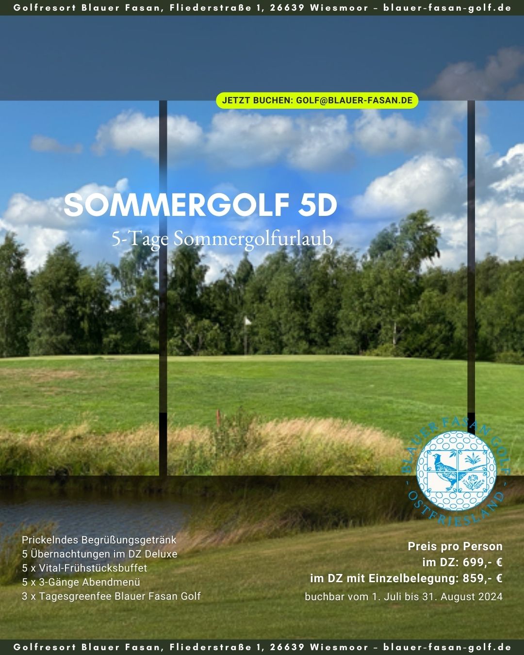 Insta Beitrag Sommergolf 24 BFG
